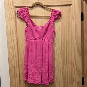 Hollister Pink Mini Dress